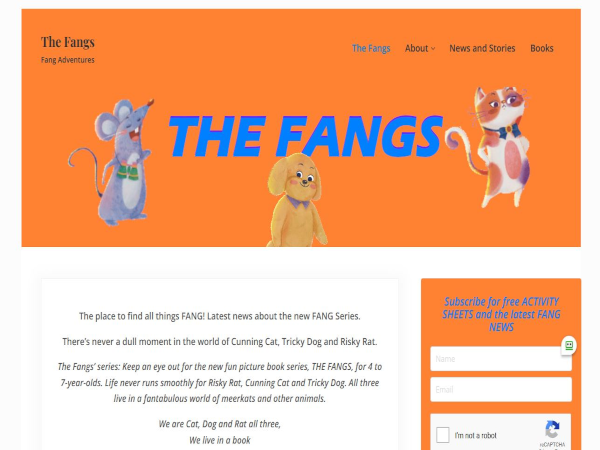 image of the front page of The Fangs
